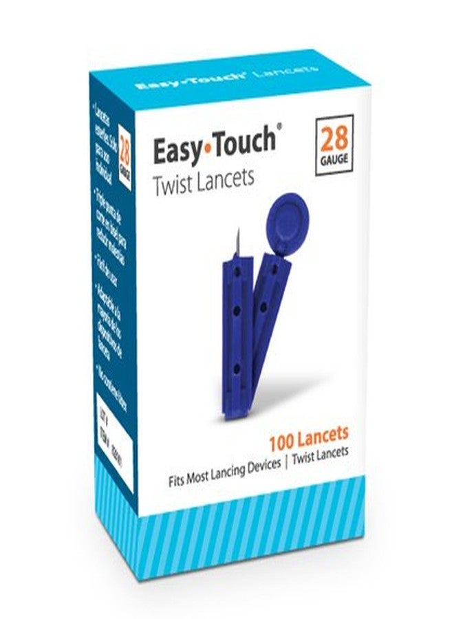 Easy Touch Twist Lancets 28G 100